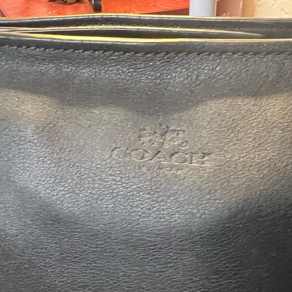 COACH 2014 Bleecker Grommets Mini Duffel Bag Black Leather 32386 Rare - Picture 4 of 16